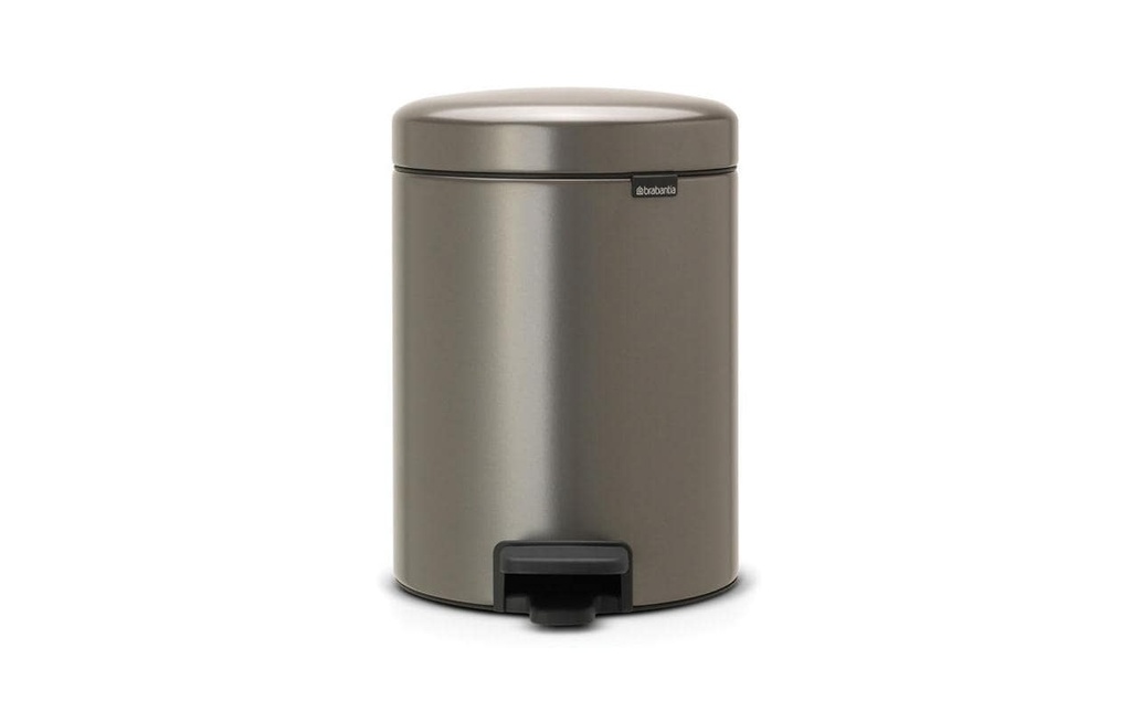 Brabantia Poubelle cosmétique NewIcon 5 l, Platine