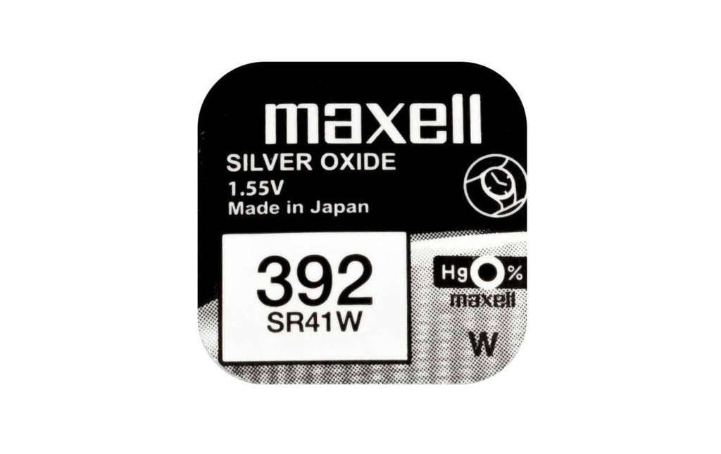 Maxell Europe LTD. Pile bouton 392 SR41W , 10 Pièce/s