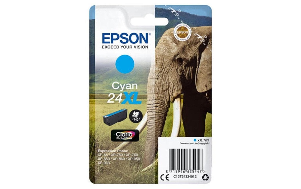 EPSON Epson cartouche T2432 cyan XL