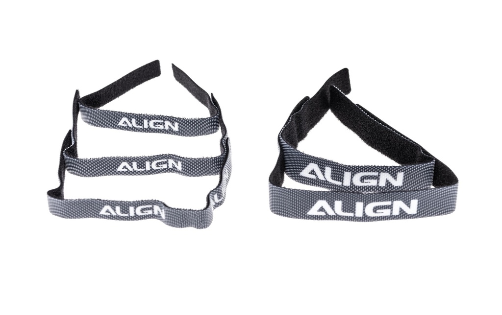 ALIGN Bande auto-agrippante Hook & Loop 10 x 200 mm, 5 pièces