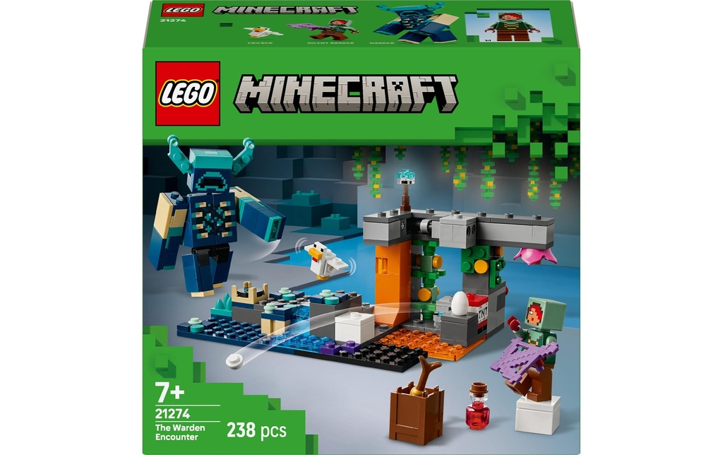 LEGO® Minecraft Rencontre avec le gardien 21274