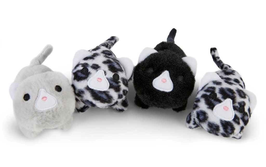 Mamanimals Animal en peluche Bébés chats 4 pièces 9 cm