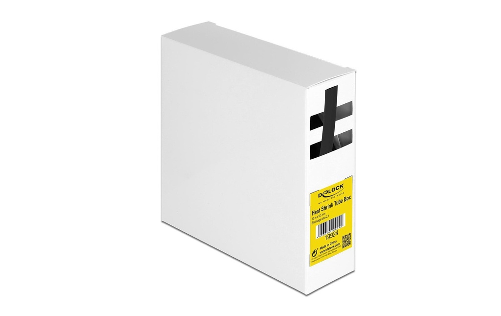 Delock Gaine thermorétractable 10 m x 9.5 mm Noir