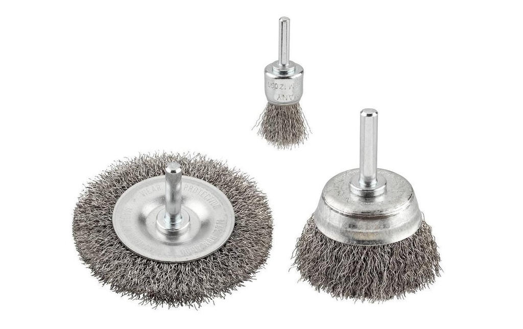 kwb Kits de brosses métalliques 3-pièces