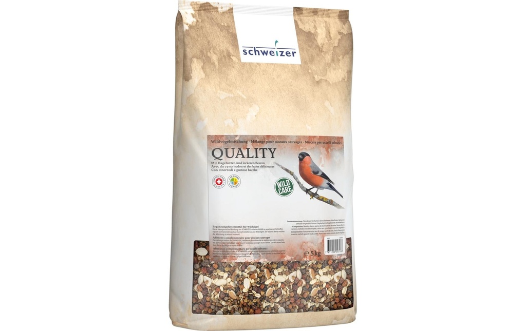 Eric Schweizer Nourriture pour oiseaux Mélange pour oiseaux sauvages Quality 5 kg