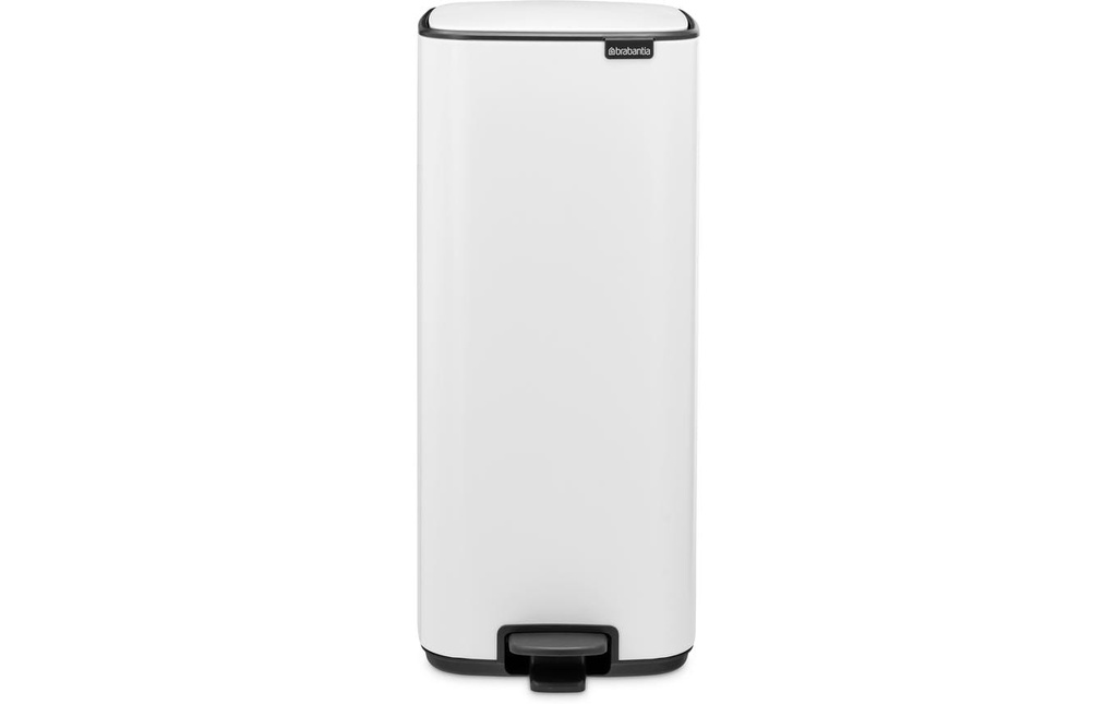 Brabantia Poubelle à pédale Bo 30 l, Blanc