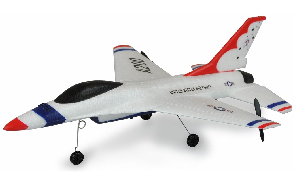 Amewi Avion F16B, 2 canaux avec gyroscope RTF