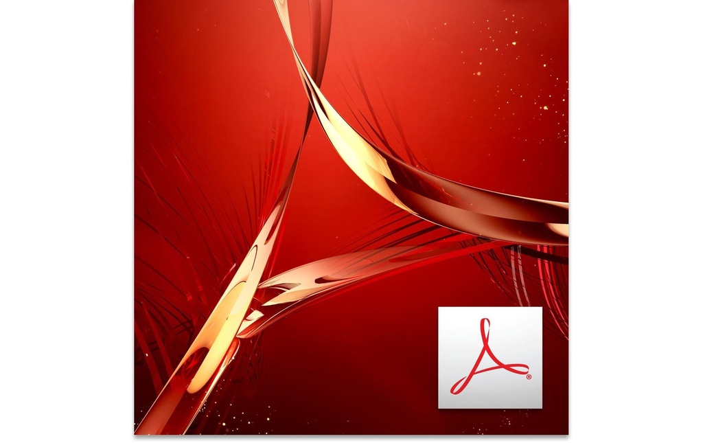 Adobe Acrobat Pro DC Version complète, Niveau 2/10-49, 1 an, MP