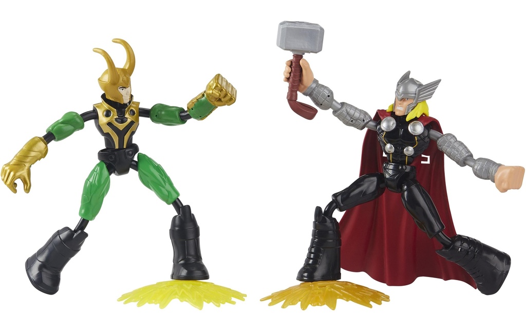 MARVEL Bend and Flex Thor contre Loki