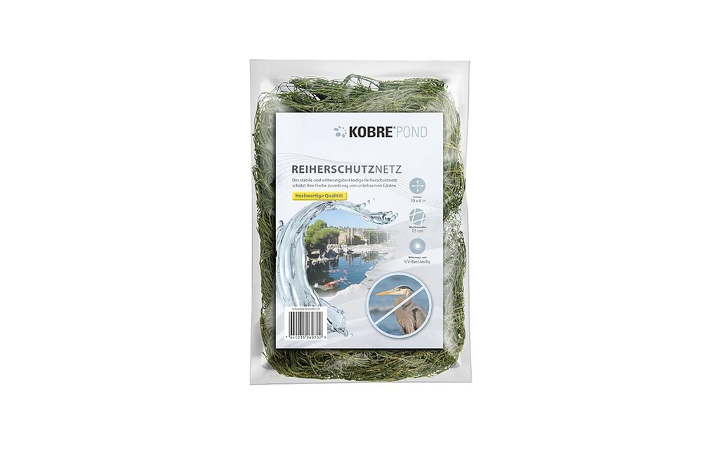 Kobre®Pond Dispositif anti-héron Filet de sécurité 10 x 6 m