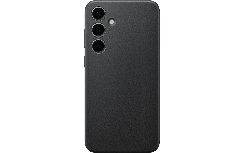 Samsung Coque arrière Vegan Leather Galaxy S24+ Noir