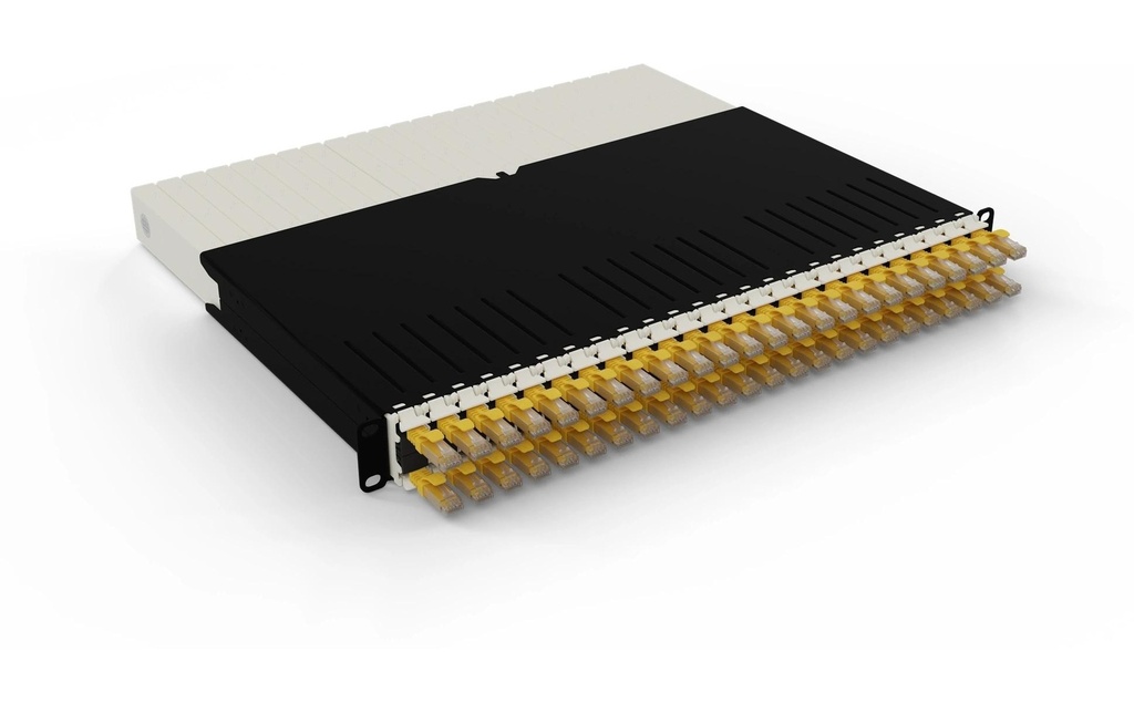 Patchbox patchbox.one / 8RU / Cat 6A, UTP, 0.8 m, Jaune