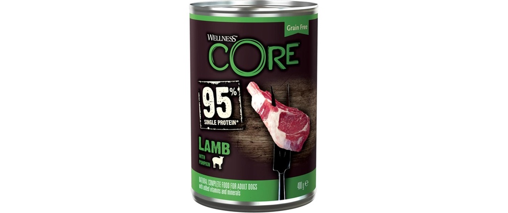 Wellness Core Alimentation humide Agneau, potiron 400g