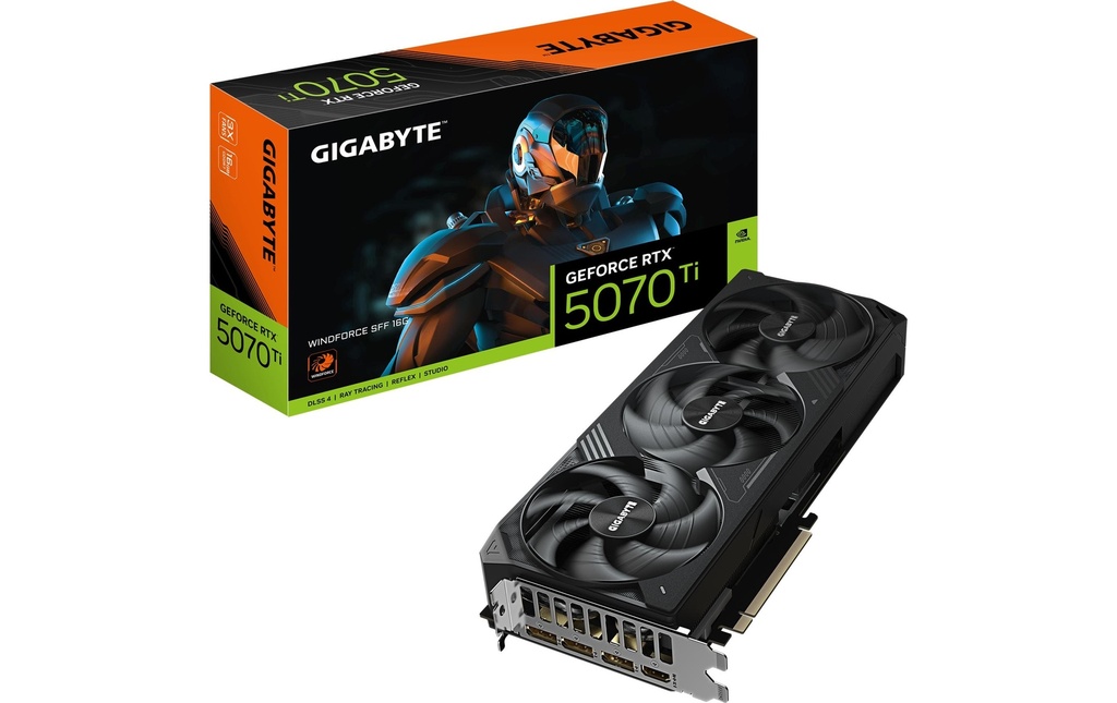 Gigabyte Carte graphique GeForce RTX 5070 Ti WINDFORCE SFF 16G