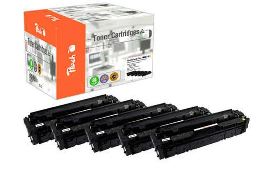 Peach Kits de toner HP Nr. 201A 2x noir, 1x cyan, magenta, jaune