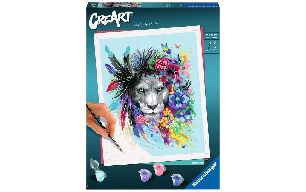 Ravensburger Peinture avec chiffres CreArt: Boho Lion