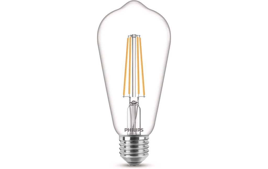Philips Lampe LEDcla 40W E27 ST64 WW CL ND Blanc chaud (WW)