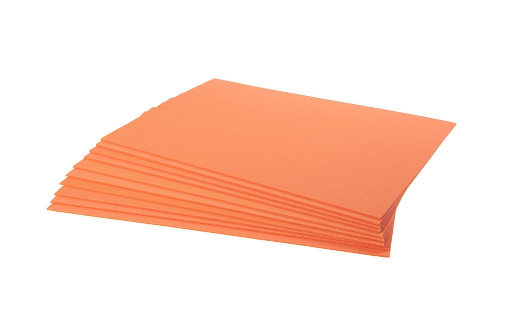 Folia Set de caoutchouc mousse 10 pièces, orange