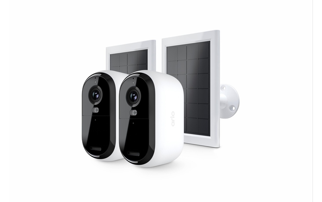 Arlo Essential Outdoor 2K (Gen 2) VMC3350 Panneau solaire, set de 2