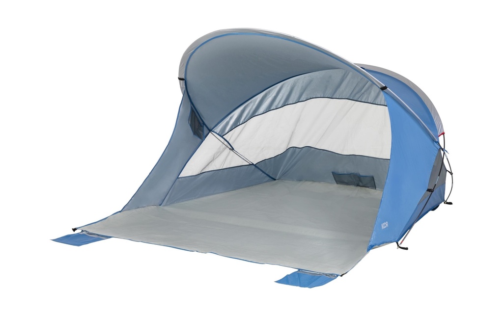 KOOR Tente de plage Hippo, bleu