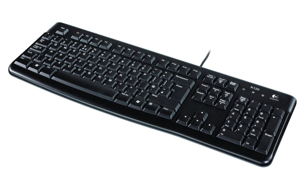 Logitech Clavier K120 Business plan du Royaume-Uni