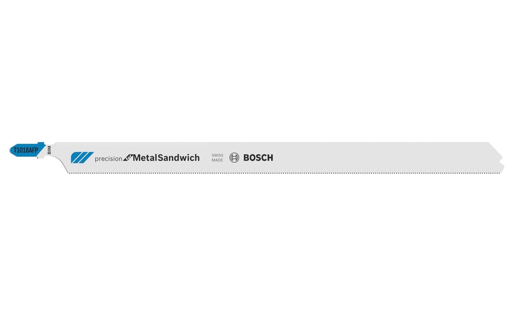 Bosch Professional Jeux de lames de scie sauteuse T 1018 AFP Metal-Sandwich, 3 pièces