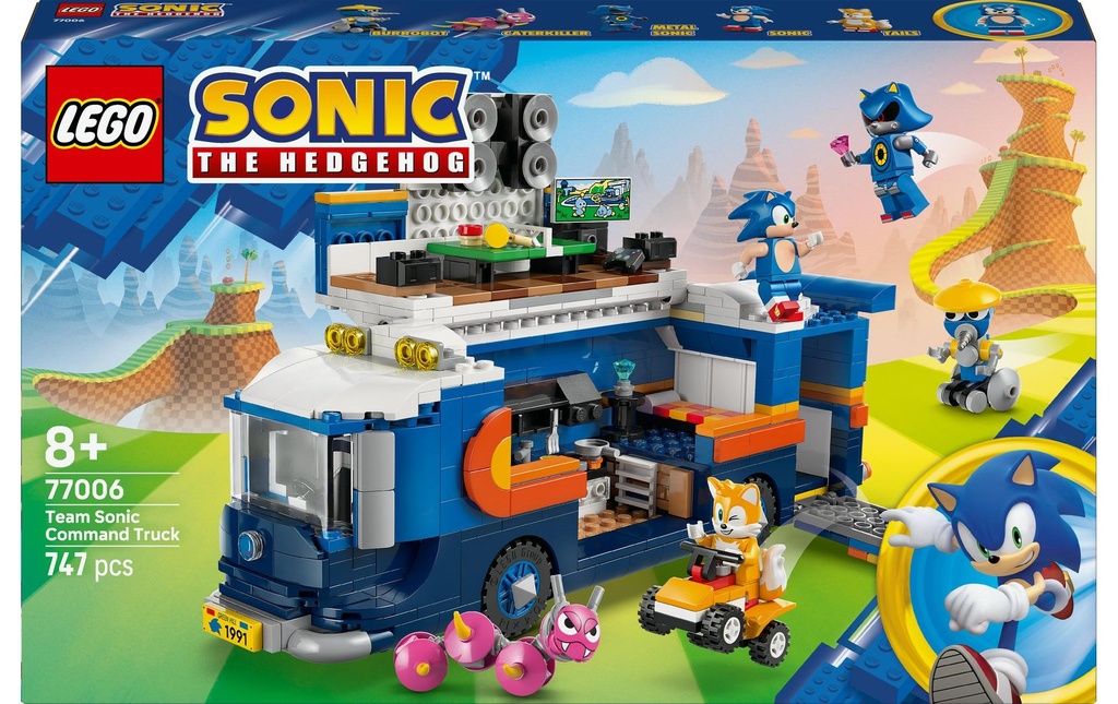 LEGO® Sonic Camion de commandement de l'équipe 77006