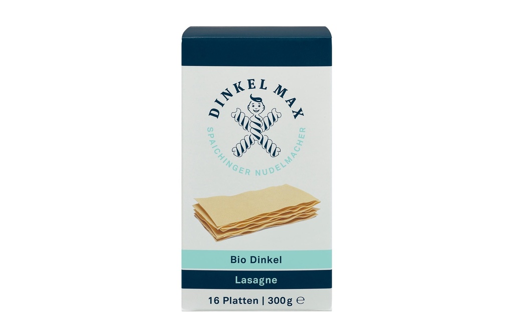 Dinkel Max Pâtes alimentaires Lasagnes d'épeautre bio 300 g