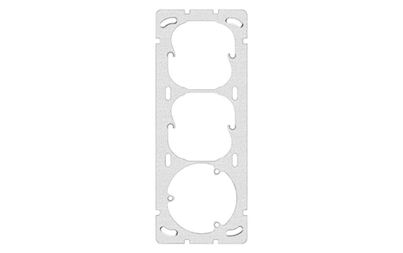 Feller EDIZIOdue Plaque de fixation 3 x 1, Vertical