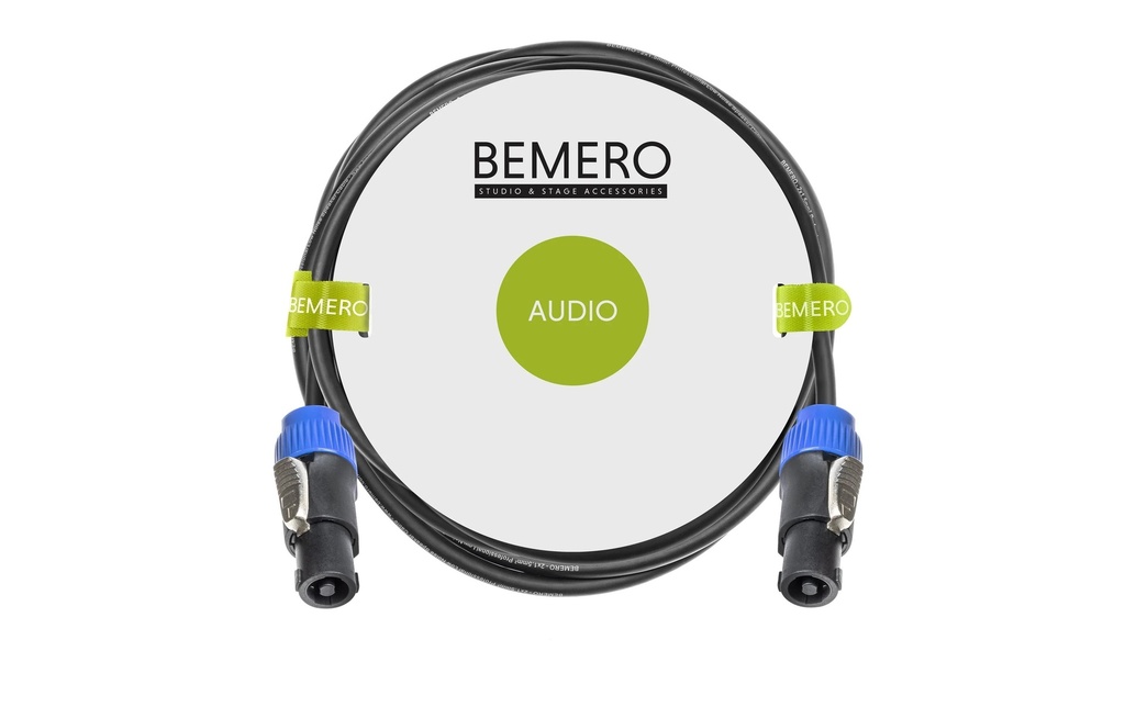 Bemero Câble de haut-parleurs SpeakON – SpeakON 2x 1.5mm² 10 m