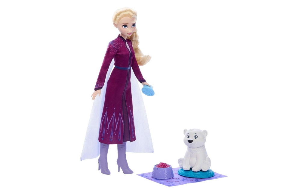 Disney Frozen Poupée Elsa et Bébé Ours