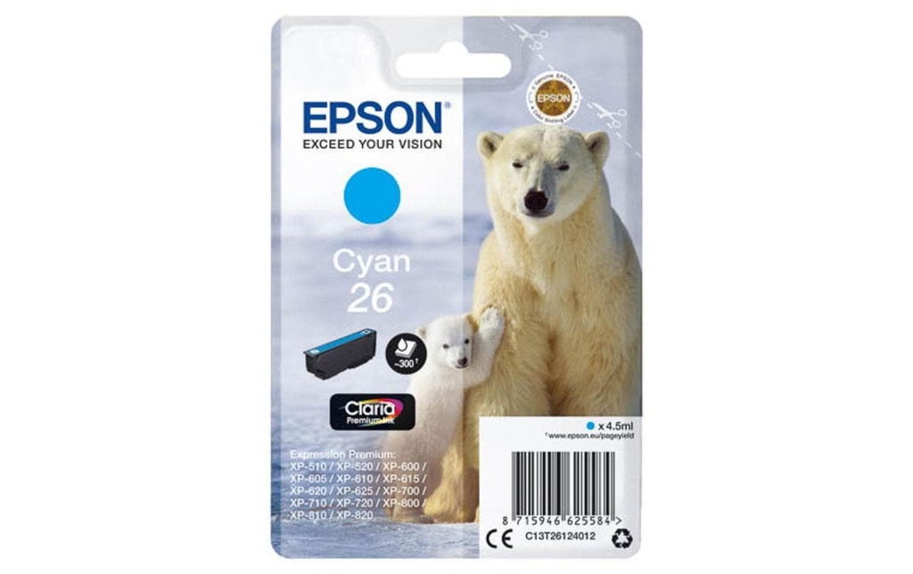 EPSON Epson cart.encre T261240 cyan