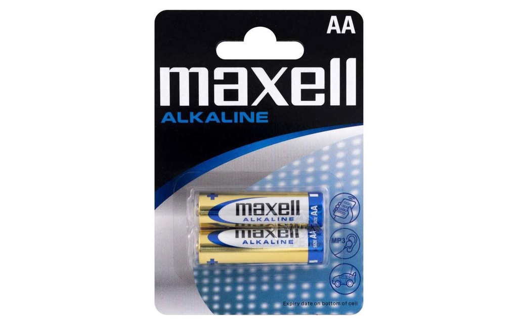Maxell Europe LTD. Pile Alkaline AA , 2 Pièce/s
