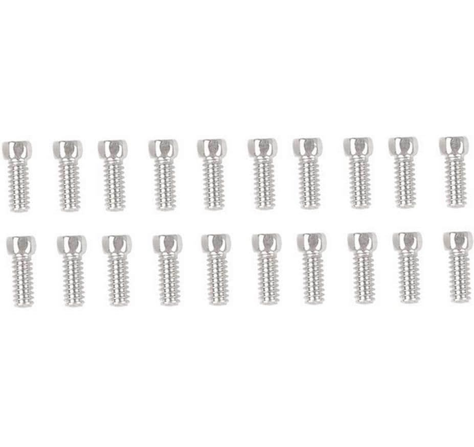 RC4WD Scale Hex Head Bolts M1.6 x 4 mm Argent