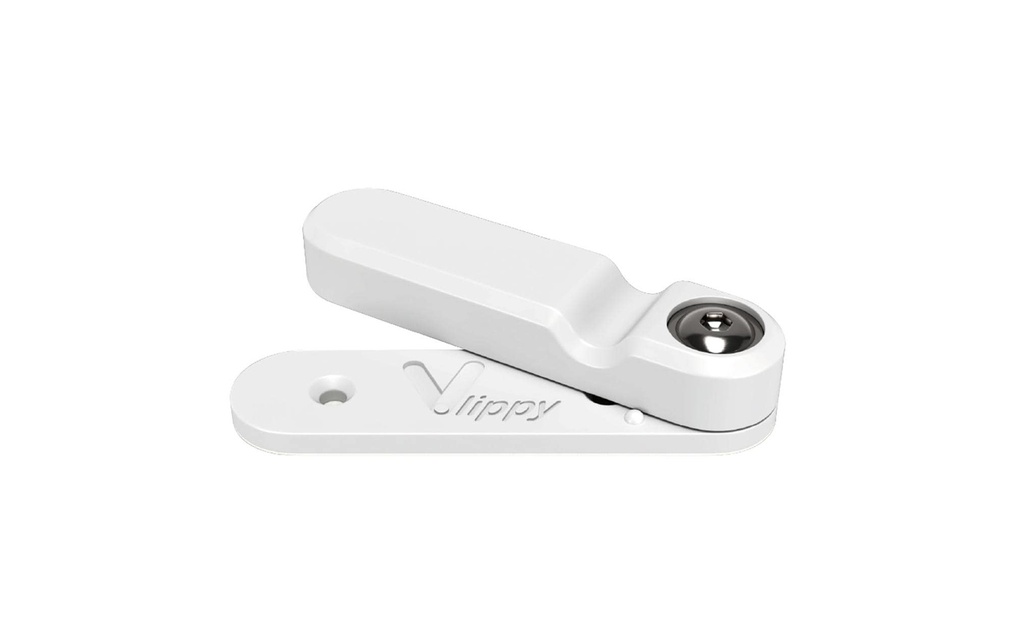 Vlippy Butoir de porte & fenêtre, lot de 2 Blanc