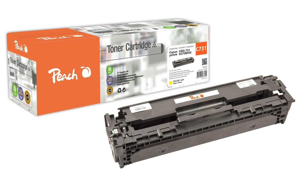 Peach Toner Canon 6269B002 / CRG-731 Yellow