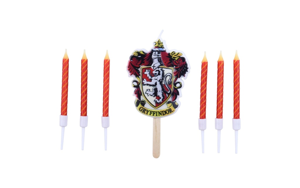PME Ensemble de bougies Harry Potter, maison de Gryffondor 7 Pièce/s