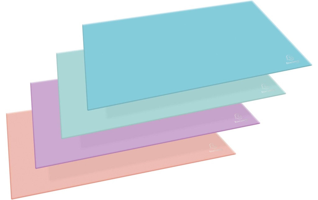 Exacompta Sous-main Aquarel, 585 x 385 mm, 8 pièces, Assortiment