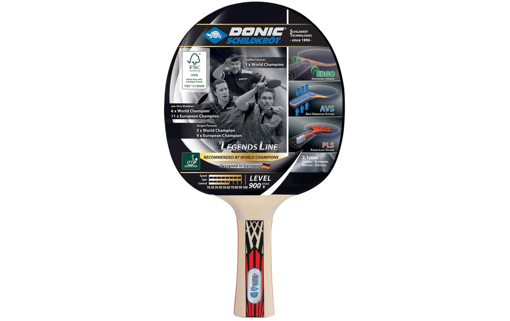 DONIC Schildkröt Raquette de ping-pong Legends 900