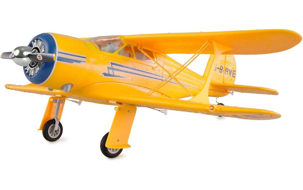 Amewi Avion à moteur AMXflight Beech D17s Jaune, 3D, 6G, RTF