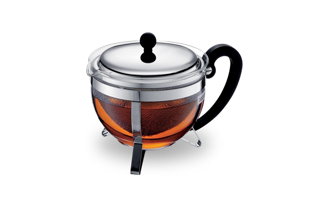 Bodum Théière Chambord Chromé, 1.3 l