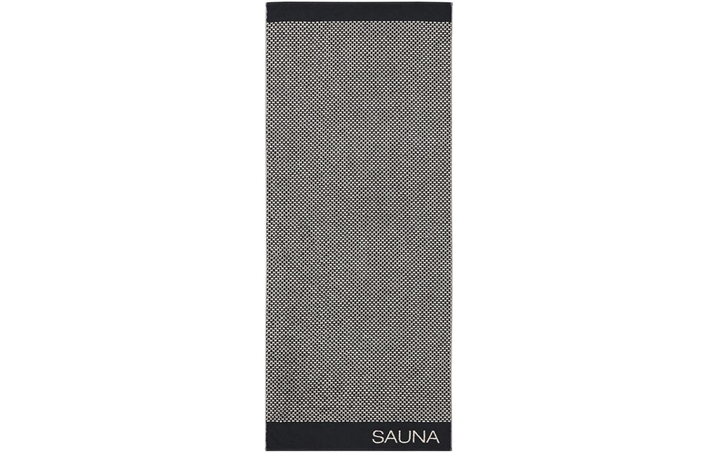 Cawö Serviette de sauna Natural Allover 80 x 200 cm, Stein