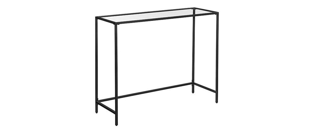 VASAGLE Table console 100 x 35 x 80 cm, Noir