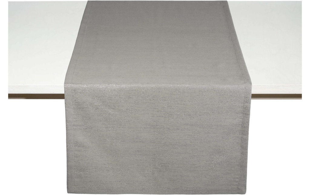 Pichler Chemin de table Eric 50 cm x 150 cm, Couleur béton