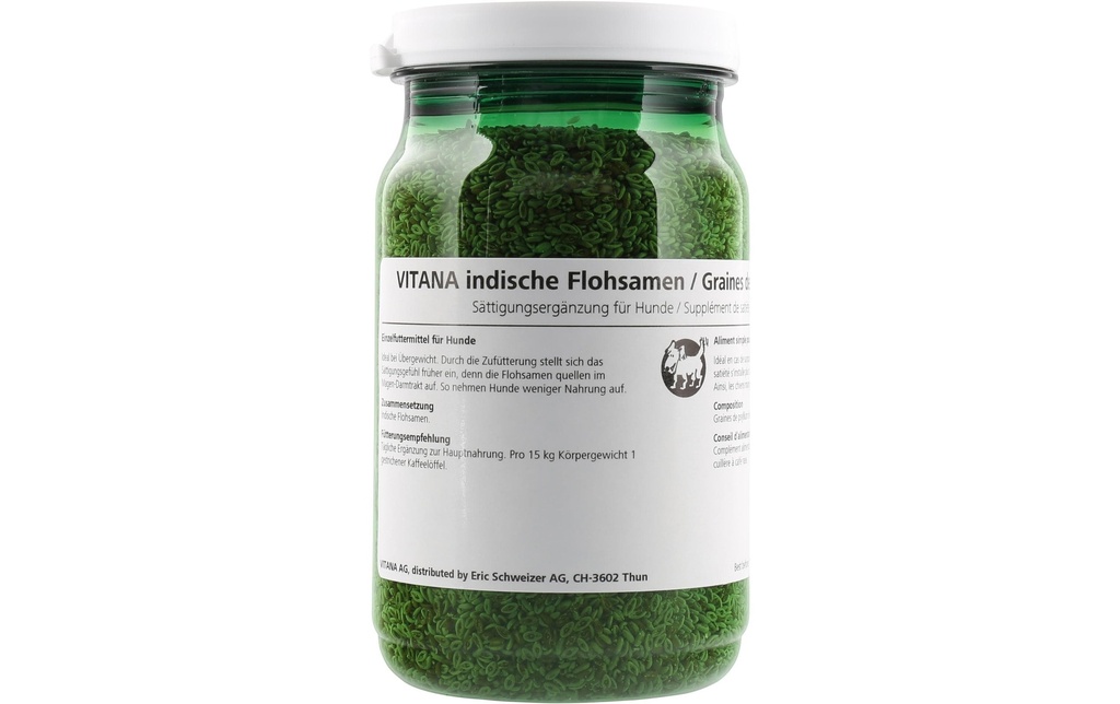 Vitana Supplément alimentaire pour chiens Le psyllium indien, 150 g