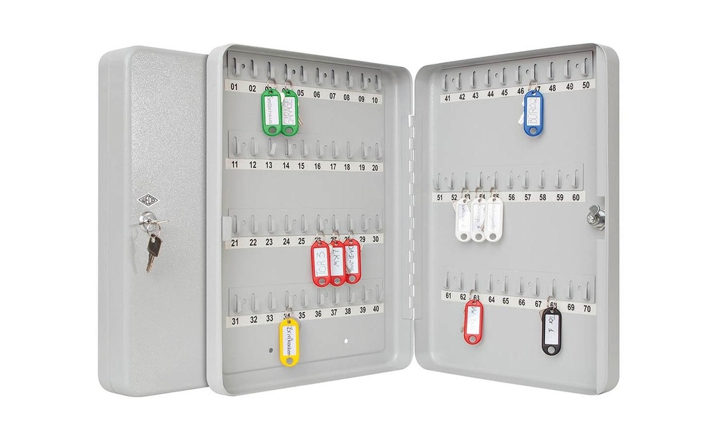 WEDO Armoire à clé avec ouverture à clé, 70 clés
