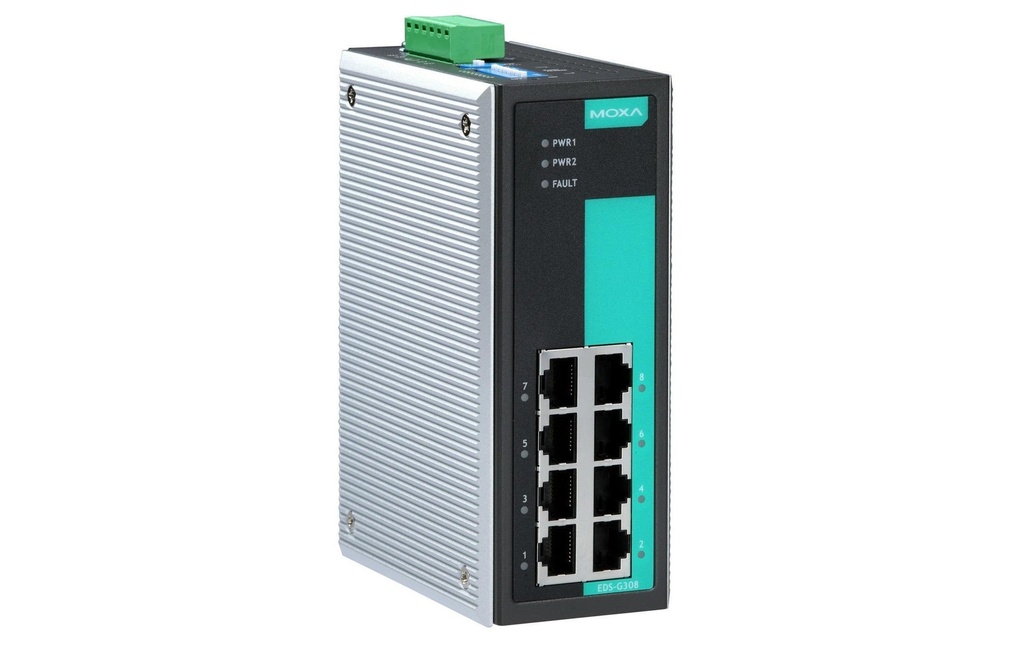 Moxa Switch sur rail EDS-G308 8 Port