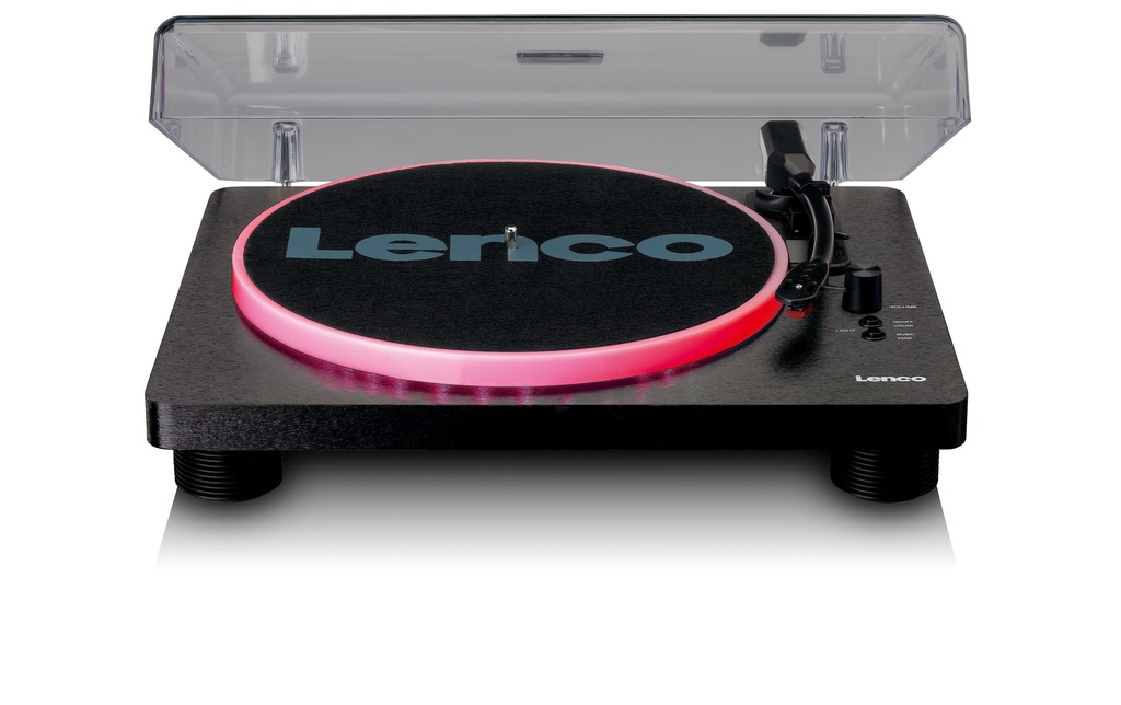 Lenco Tourne-disque LS-50LEDBK Noir