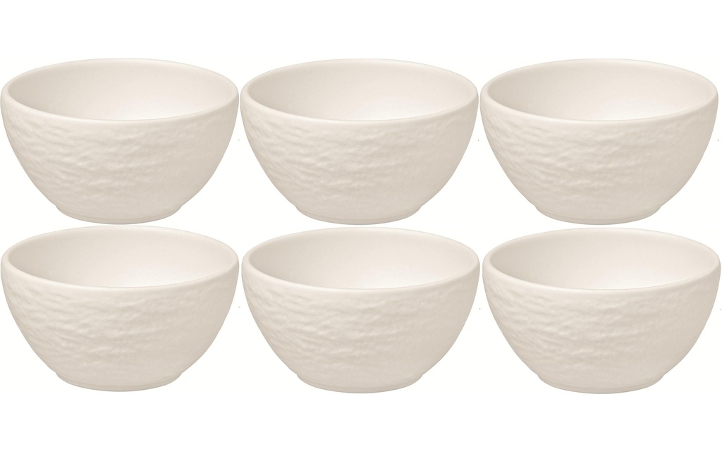Villeroy & Boch Coupelle apéritif Manufacture Rock 7.7 cm, 6 Pièce/s, Blanc