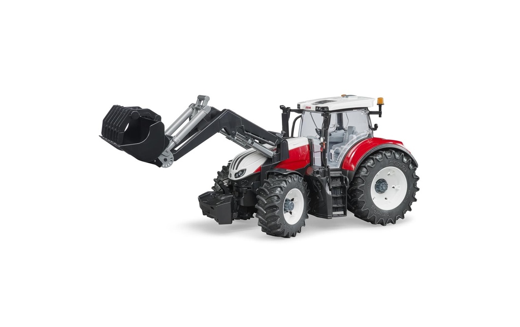 Bruder Spielwaren Véhicules agricoles Steyr 6300 Terrus CVT  chargeurs frontaux